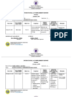 Instructional Accomplishment Report