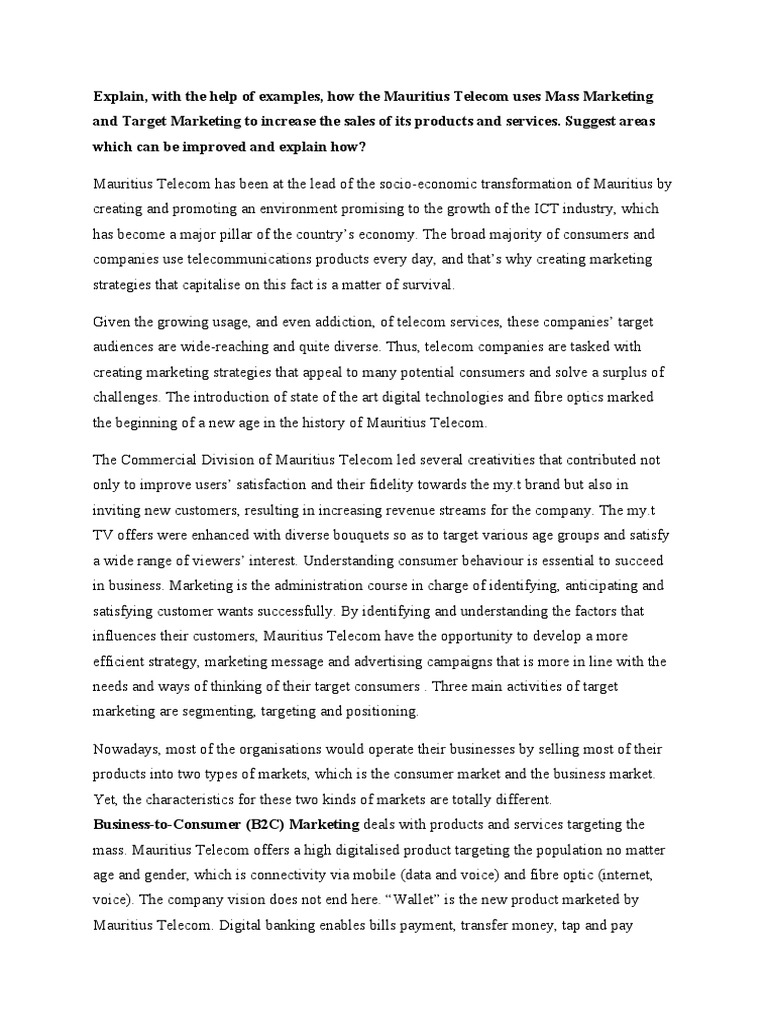 MARKETING STRATEGY PDF Marketing Sales