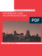 Insurance Law - An Introduction by Robert Merkin