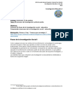 Investigación Educativa Fases Proceso