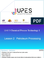 Unit 2 Lesson 2 Petroleum Processing