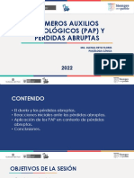 Unidad - II - Tema6 - Primeros Auxilios Psicológicos y Pérdidas Abruptas