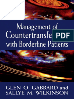 Glen O Gabbard Sallye M Wilkinson - Management of Countertransference With Borderline Patients 2000 Jason Aronson Inc - Libgenlc