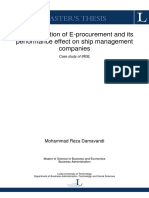 Implementation of E-Procurement and Its