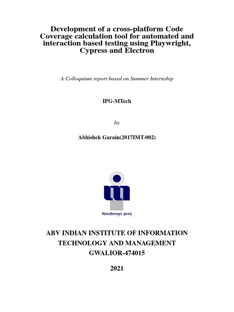 Rakuten - Report - Internship Report | PDF | Software Testing | Unit ...
