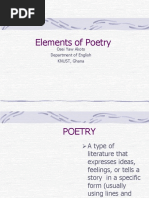 Elements of Poetry