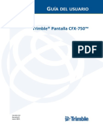 Manual Trimble CFX-750 Espanol