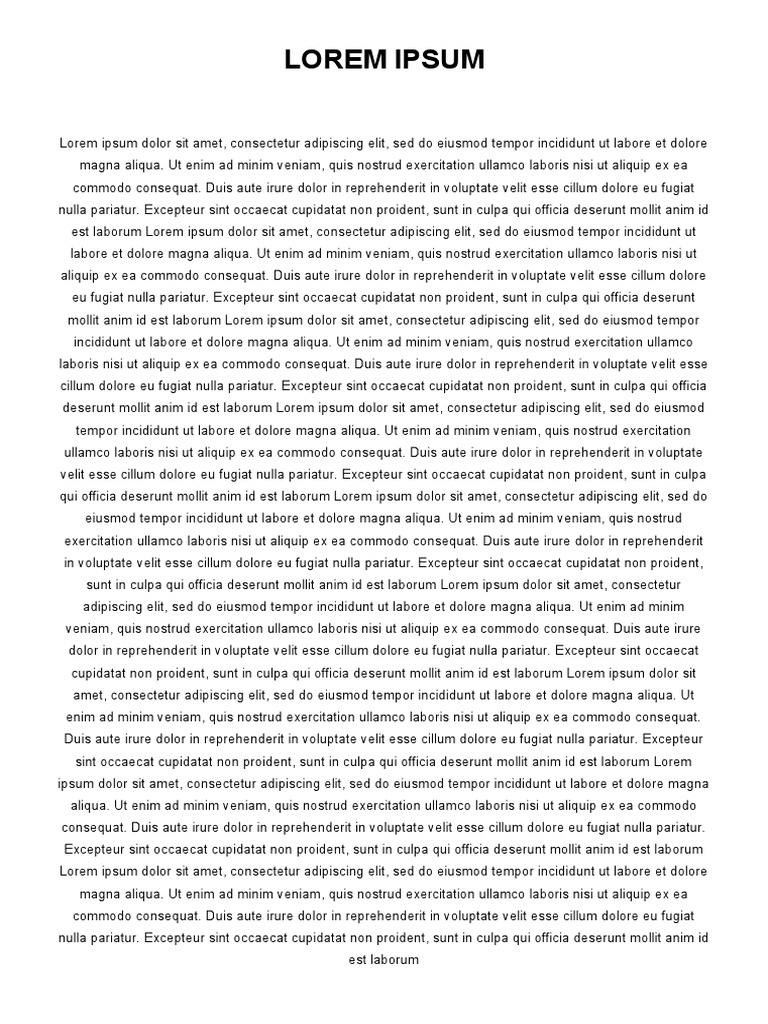 Lorem Ipsum PDF