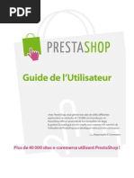 Download guide prestashop by Xavier Gauwin SN60720556 doc pdf