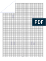 Coordinate Plane Quadrant Labels Eighth Inch