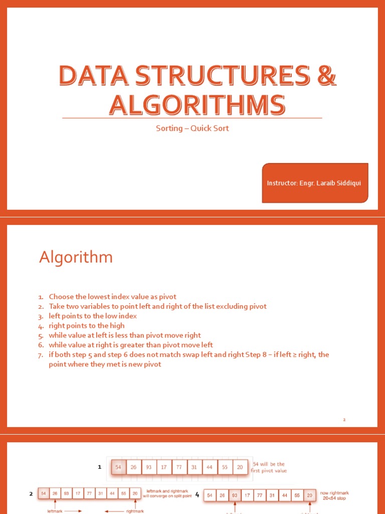 Lec 11 - Quick Sort 02112022 084612am | PDF | Mathematical Logic ...