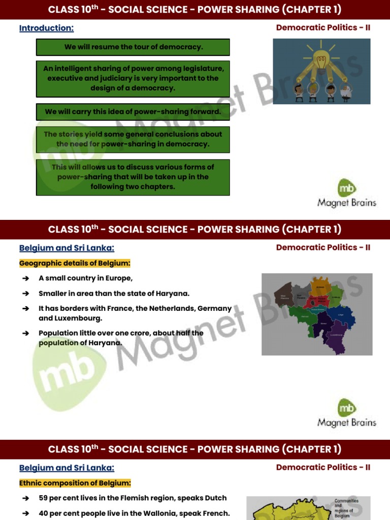 Power Sharing in Belgium and Sri Lanka | PDF | Belgium | Sri Lanka