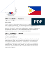 Article 12 and 3 Republic of The Philippines by Shirley Farrio