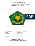 Daftar Tugas Terstruktur Dan Tidak Terstruktur