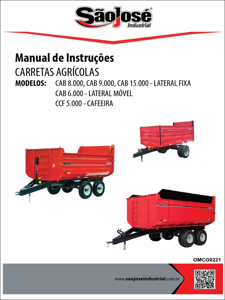 Manual de Instruções para Carretas Agrícolas São José Industrial ...