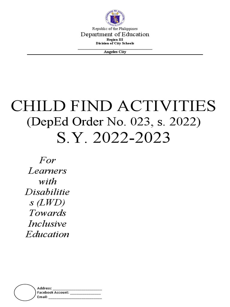 Child Find Program California