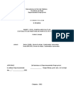 Curicula Drepr Civil P.ii, Sem.2 2022