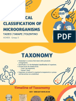 Taxonomic Classification of Microorganisms - 4CHEB - Group3