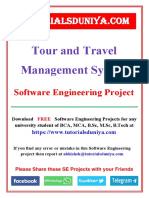 Tour and Travel Management System