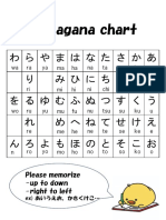 Hiragana&katakana Chart With Vocabulary