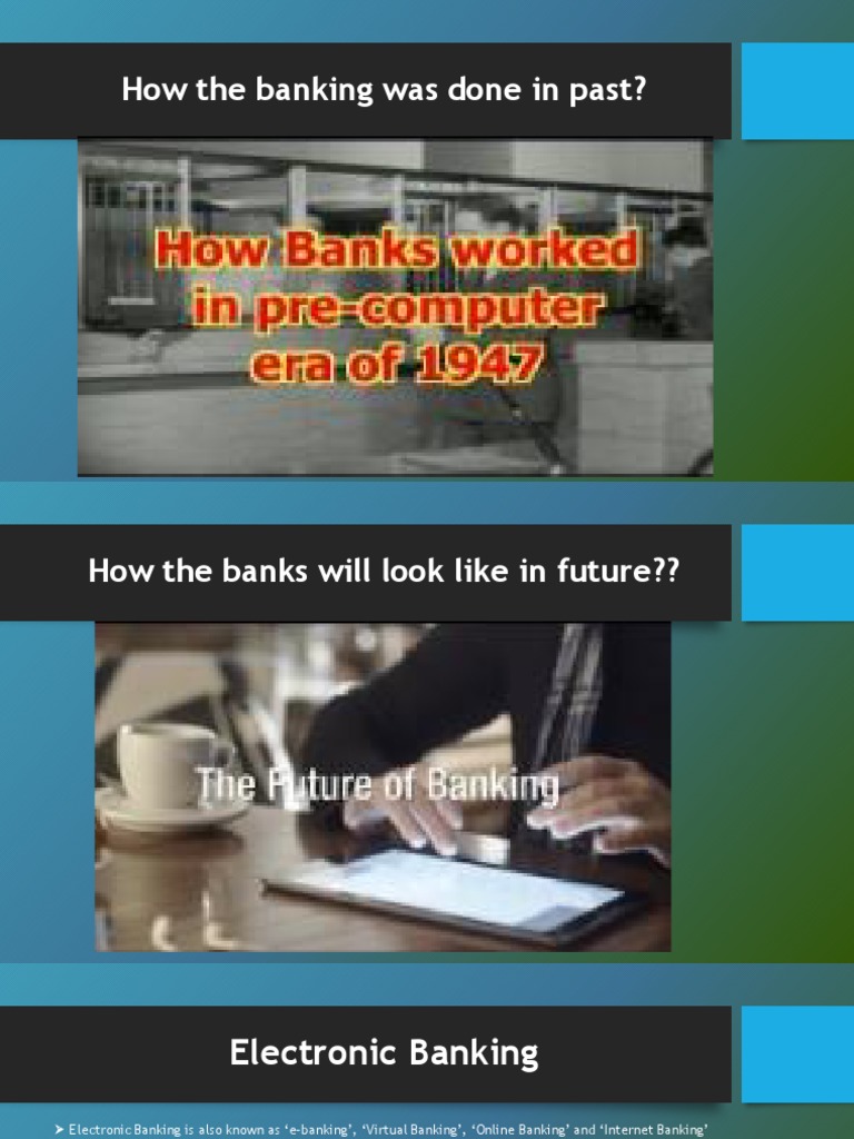 Banking Technology PDF Cheque Online Banking