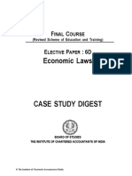Economic Laws: Inal Ourse
