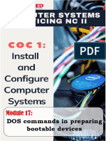 DOS Commands in Preparing Bootable Devices