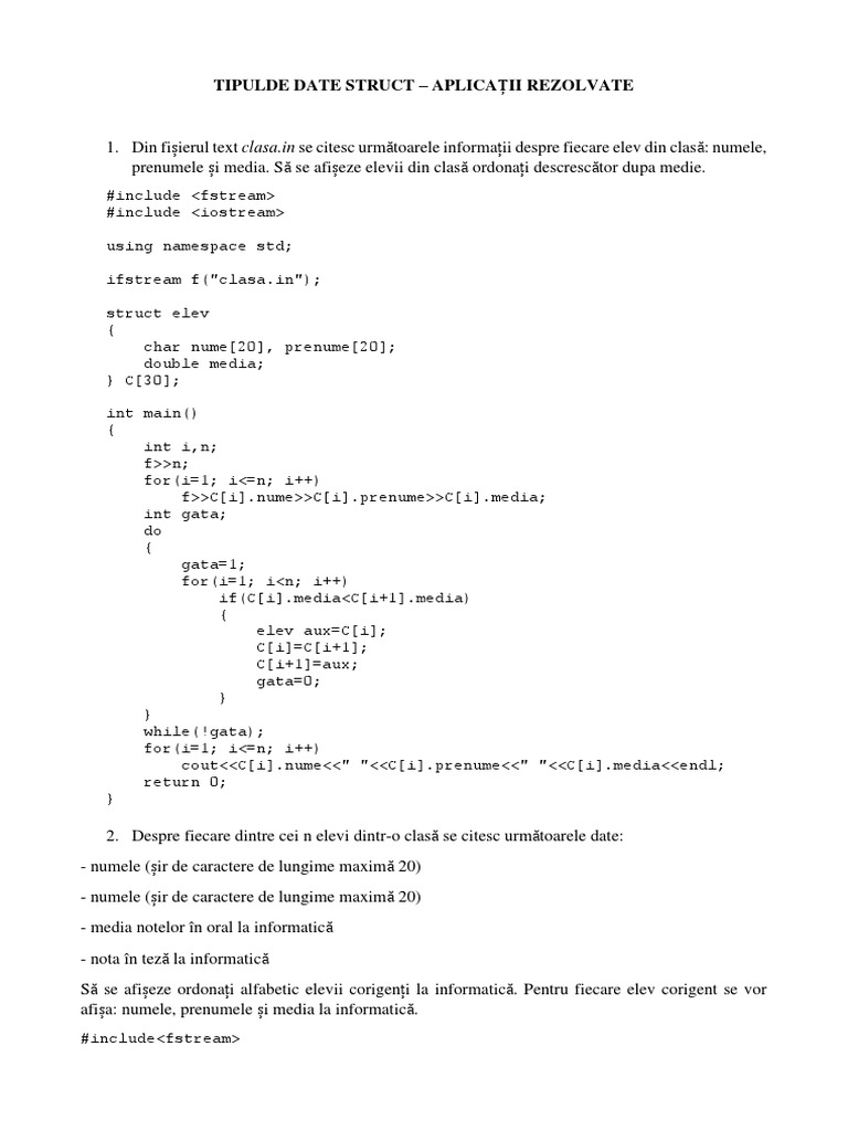 Tipulde Date Struct | PDF