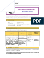 Parametros de Trabajo Final