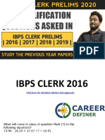 50 Simplification Ibps Clerk 2016,17,18,19
