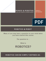 Introduction to Robotics