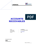 Accounts Receivables: Training Manual