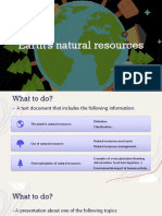 Earth's Natural Resources