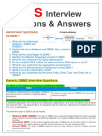 DBMS Interview Que & Ans