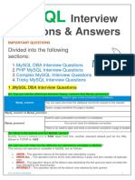 Mysql Interview Que & Ans