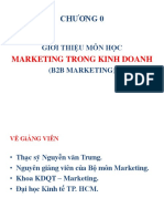 Chuong 0-Gioi Thieu Mon Hoc Marketing Kinh Doanh