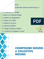 Compound Nouns and Collective Nouns