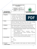 Sop Pemantauan Lingkungan Fisik Puskesmas