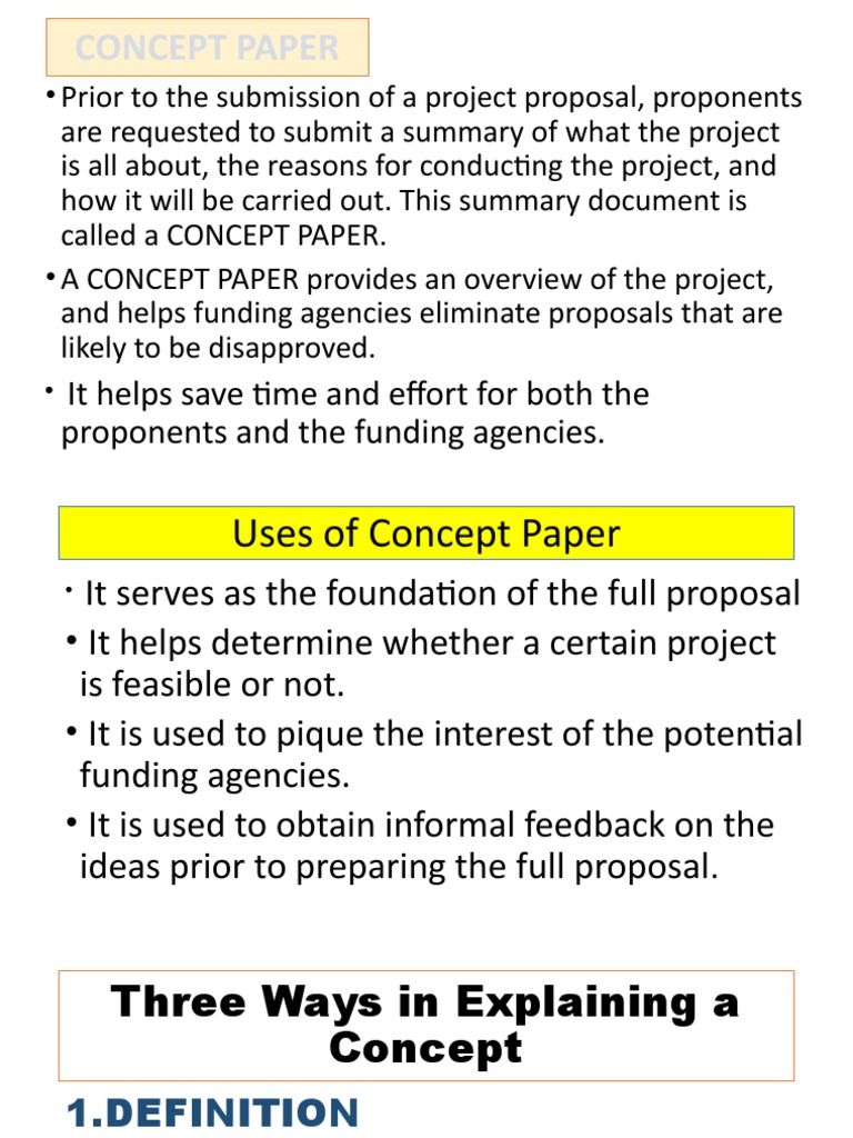 Concept Paper Eapp 2 PDF Definition Concept