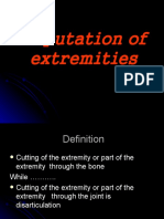 Amputation of Extremities