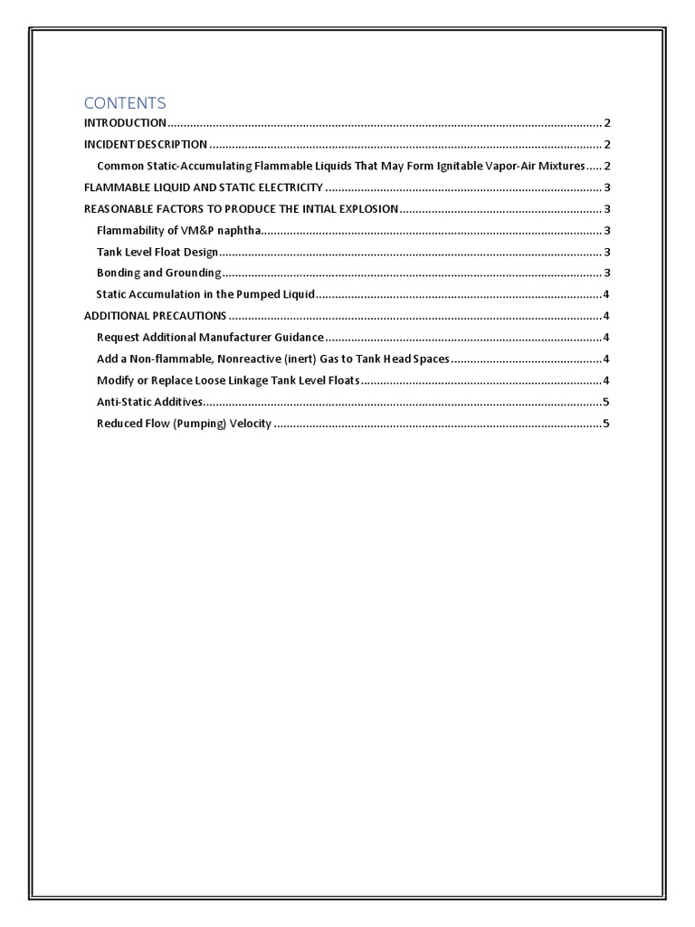 PPS Static Electricity PDF Explosion Liquids