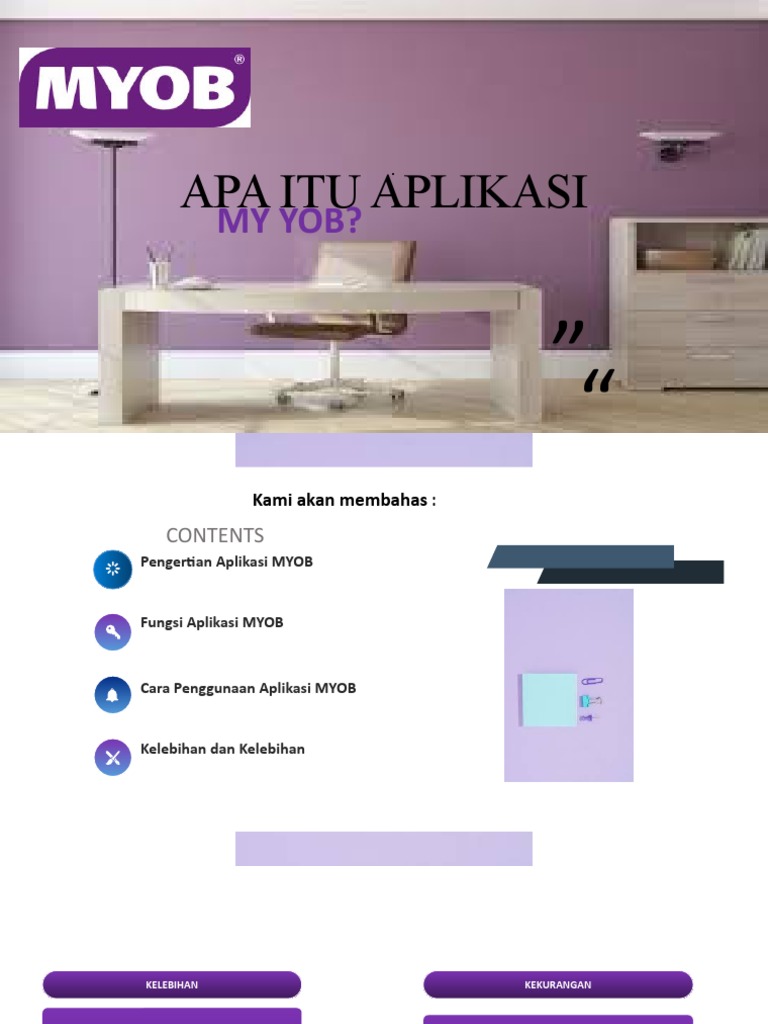 Apa Itu Aplikasi Myob PDF