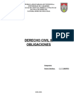 Trabajo Derecho Civil III - OBLIGACIONES Ensayo ESTHEFANY REALES