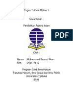 Tugas 1 Pendidikan Agama Islam