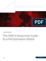 The MSPs Response Guide To A Ransomware Attack