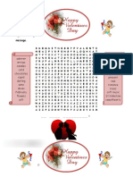 Valentines Day Wordsearch