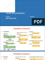  Teoría de Exponentes