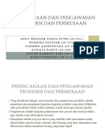 Perencanaan Dan Pengawasan Produksi Dan Persediaan