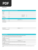 Homeowners Claim Form