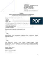 Contoh Persyaratan Format Surat Pernyataan Kesanggupan Pengelolaan Dan Pemantauan Lingkungan Hidup SPPL